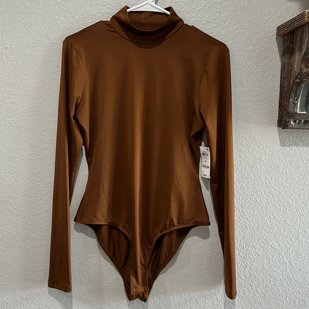 And Now This Mock Turtleneck Bodysuit